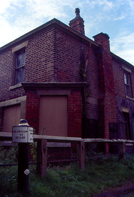 Milepost 83 plus derelict building
